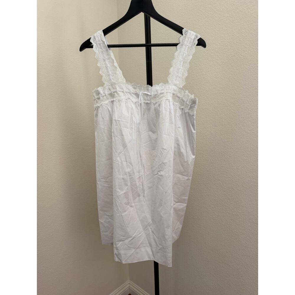 NWT kourt few Moda Beverly white Cotton Dress S $197 - Picture 5 of 6